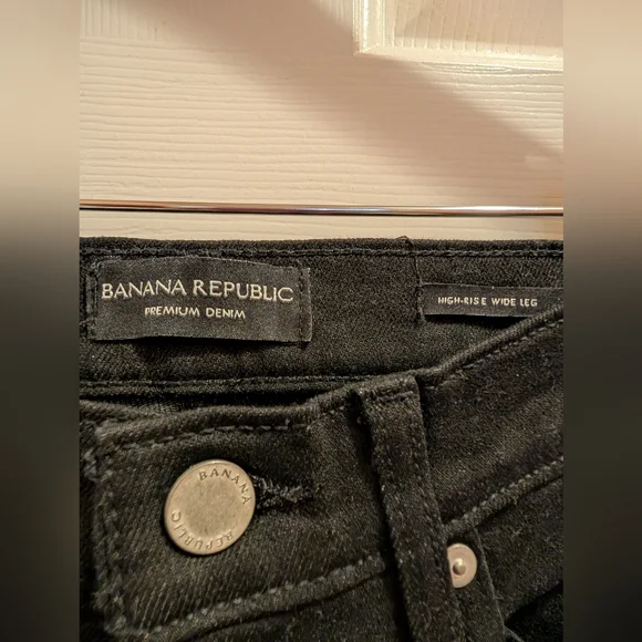 Banana Republic Petite High Rise Wide Leg Jeans - Picture 1 of 4